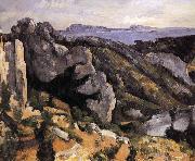 Paul Cezanne rock oil painting on canvas